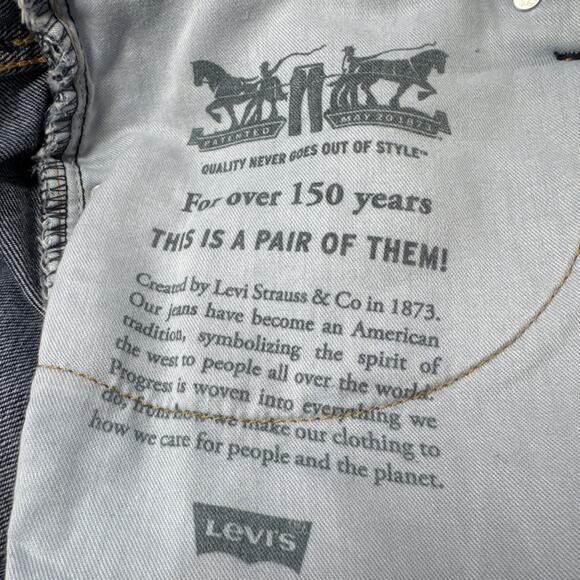 Levis 550 Jeans Relaxed Straight 34x34 Stonewash 4886 Cotton Casual Retro Skater - Picture 11 of 16